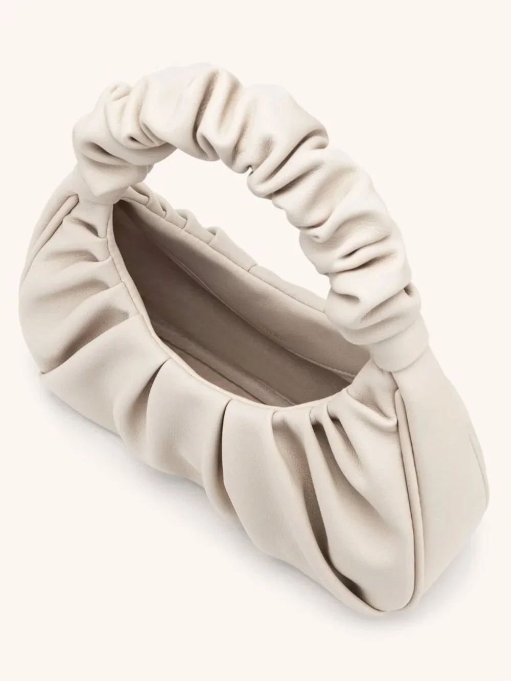 JW PEI gabbi ruched hobo handbag -- ivory